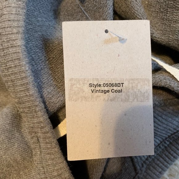 NWT Alternative Vintage Sport French Terry B-Side Reversible Sweatshirt Gray - M - Picture 10 of 16